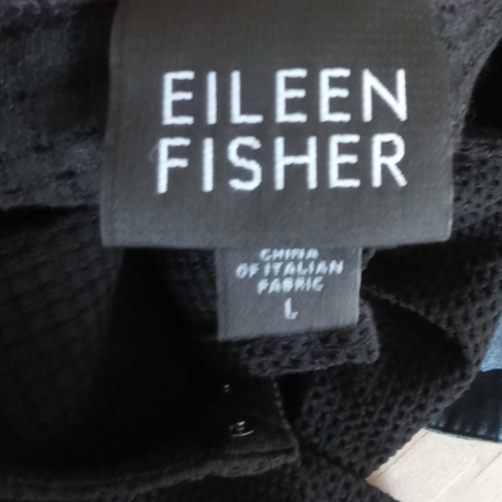 Eileen Fisher Textured Snap Button Front Coat - image 7